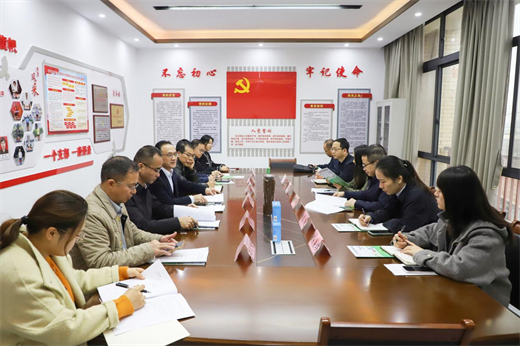 自治区党委金融办调研组莅临双蚁药业精准指导